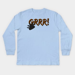 Grrr! Kids Long Sleeve T-Shirt